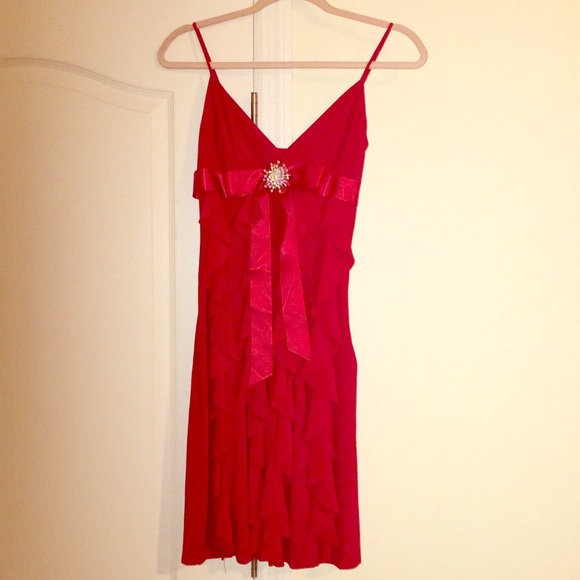 Cache Dresses & Skirts - Red Cache Cocktail Dress Cache Dresses & Skirts - Red Cache Cocktail Dress